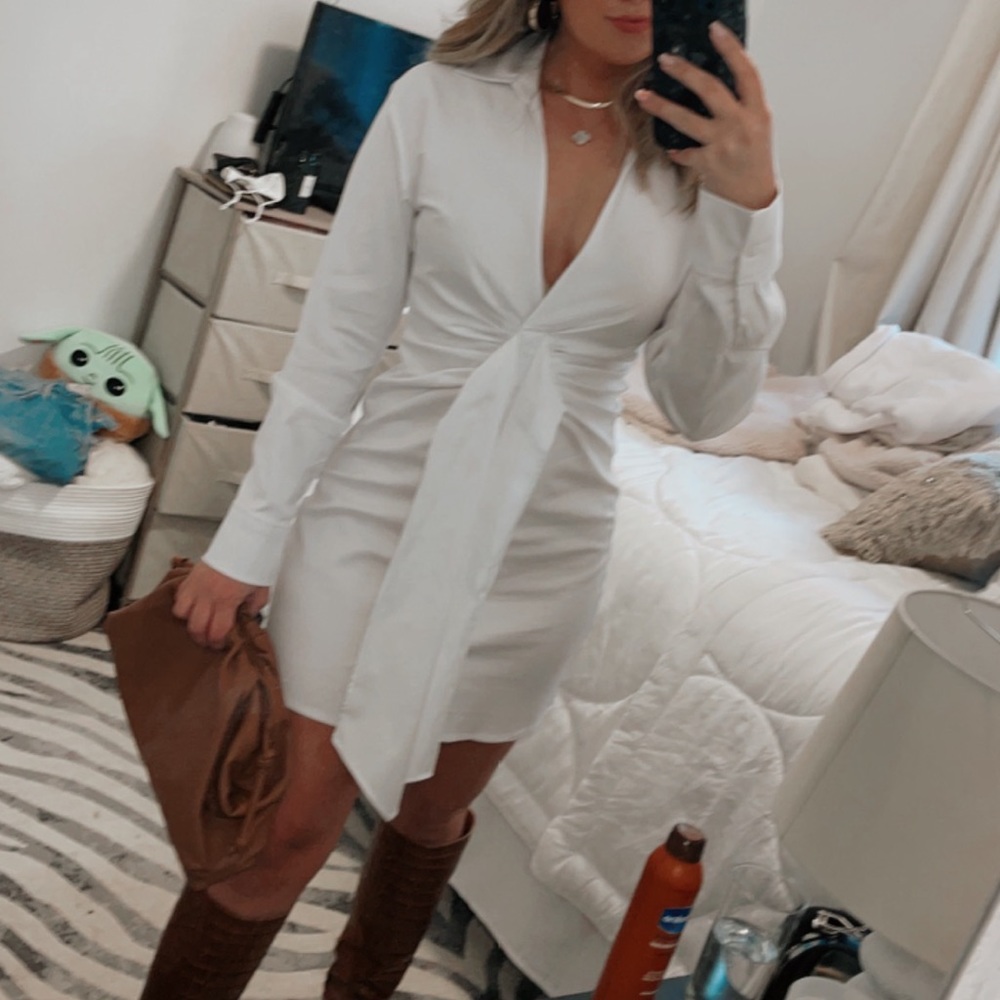 White Zara dress